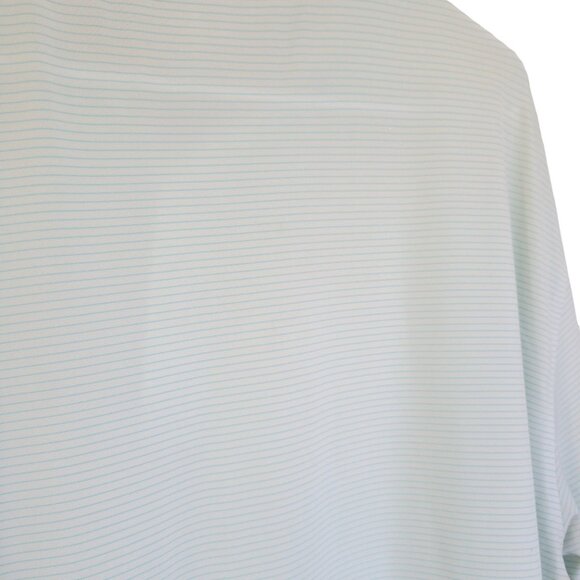 Peter Millar Summer Comfort Golf Polo Shirt Mens Large Green Stretch Performance - Picture 10 of 14